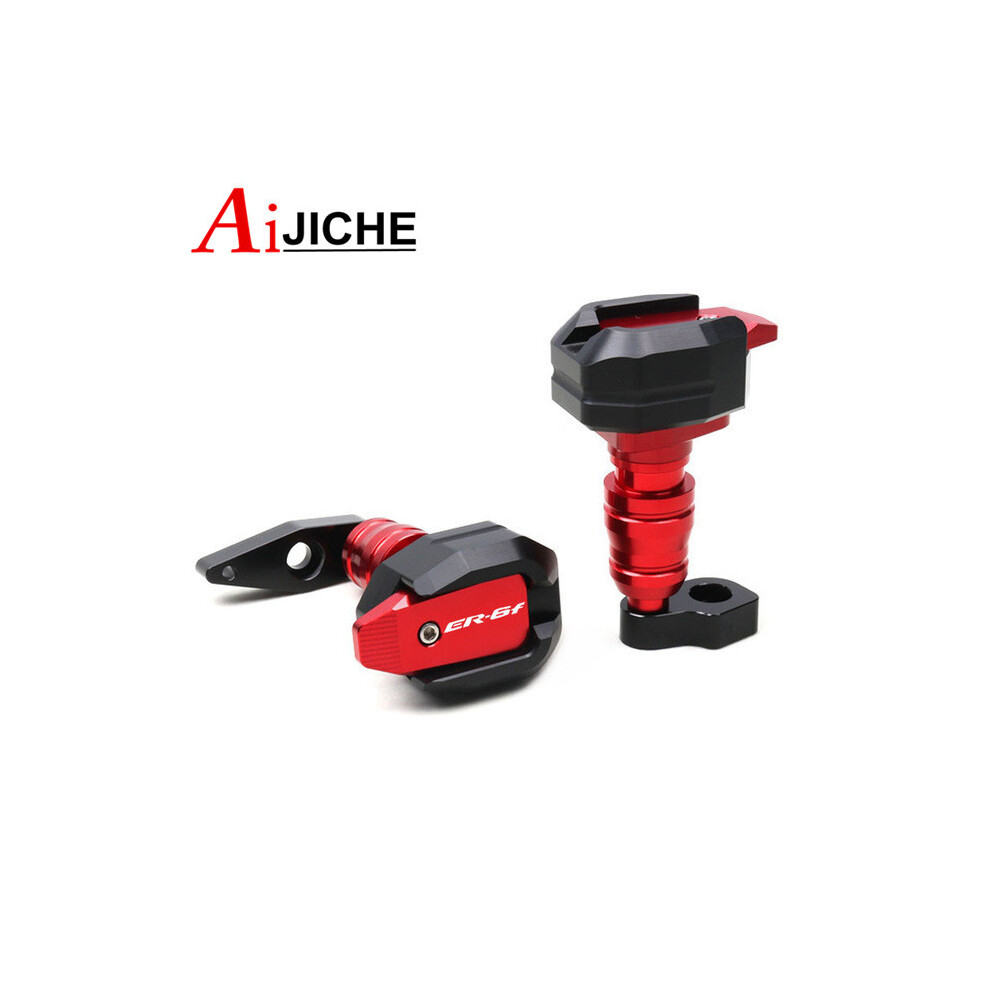 ( Er-6F) For Kawasaki Er-6N Er-6F Er6n Er6f Er 6N 6F Motorcycle Cnc Falling Protection Red 8902774025222