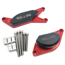(Red GSR LOGO, China) For SUZUKI GSR600 GSR400 06-12 GSR750 12-16 GSR 400 600 750 CNC POM Engine