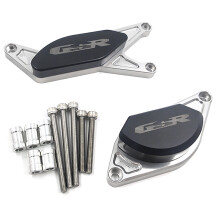 (Silver GSR LOGO, China) For SUZUKI GSR600 GSR400 06-12 GSR750 12-16 GSR 400 600 750 CNC POM Engine
