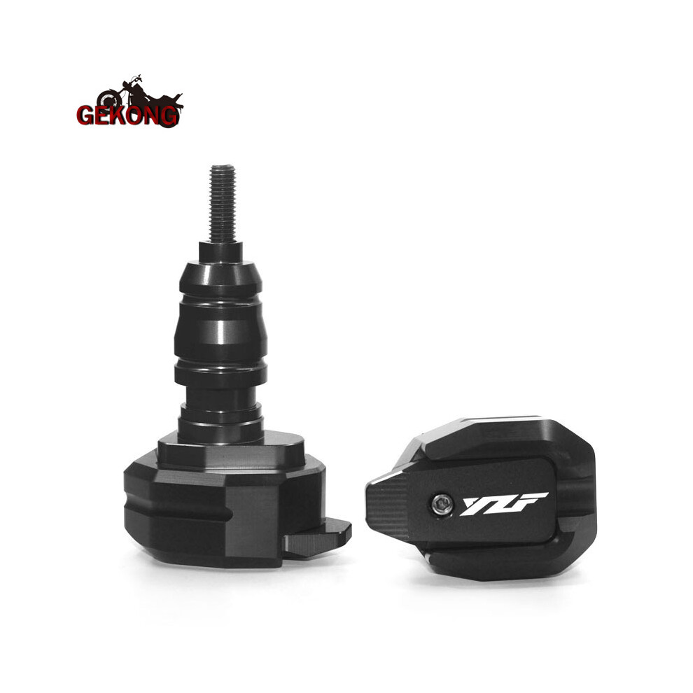 (Black) Logo Yzf Fit For Yamaha Yzf-R3 Yzf-R25 Yzf R3 Yzf R25 Falling Protection Black 8902774027370