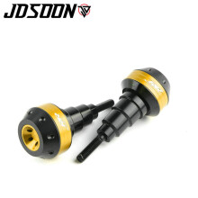 (Gold) With logo Motorcycle Frame Crash Pad Engine Stator Sliders Protector For