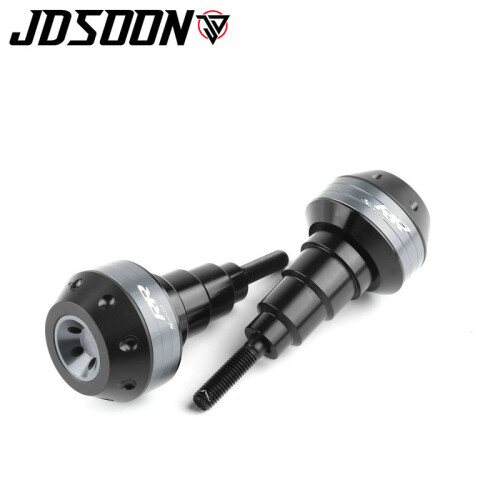 (TITANIUM) With logo Motorcycle Frame Crash Pad Engine Stator Sliders Protector For