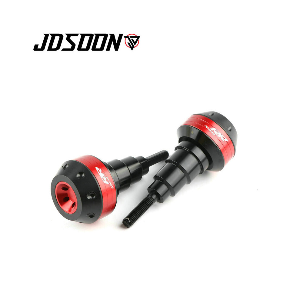 (Red) With Logo Motorcycle Frame Crash Pad Engine Stator Sliders Protector For Red 8902774027004
