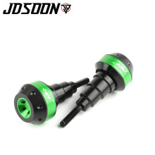 (Green) With logo Motorcycle Frame Crash Pad Engine Stator Sliders Protector For
