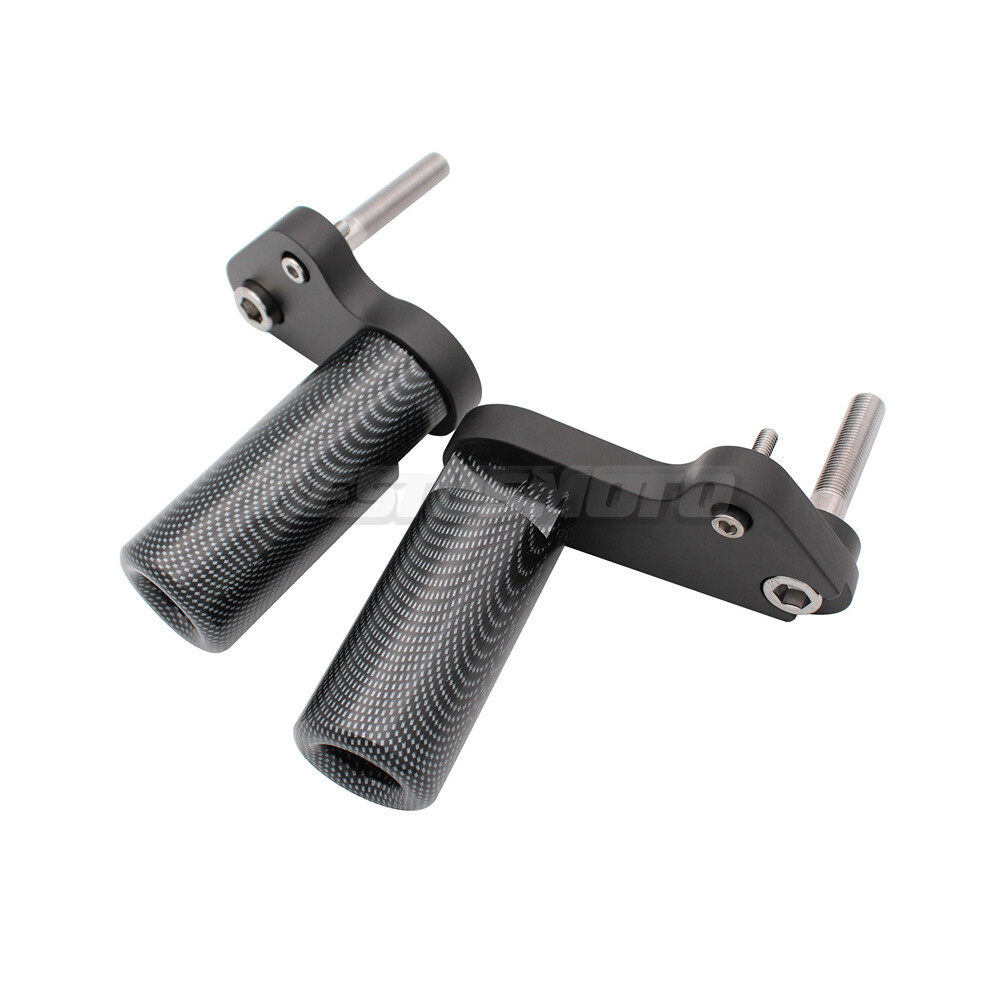 (Carbon) Motorcycle No Cut Frame Sliders Crash Falling Protector For Yamaha Yzf-R1 Black 8902774030813