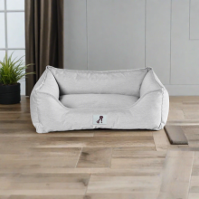 AllPetSolutions Dexter Waterproof Dog Bed Light Grey - Size Medium