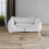 AllPetSolutions Dexter Waterproof Dog Bed Light Grey - Size Medium 1