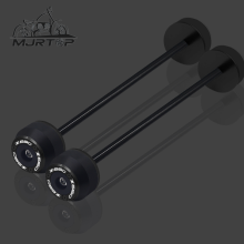 (1 Pair Black) NEW For KAWASAKI Z650 z650 Z 650 CNC Front Rear Wheel Axle Sliders Fork