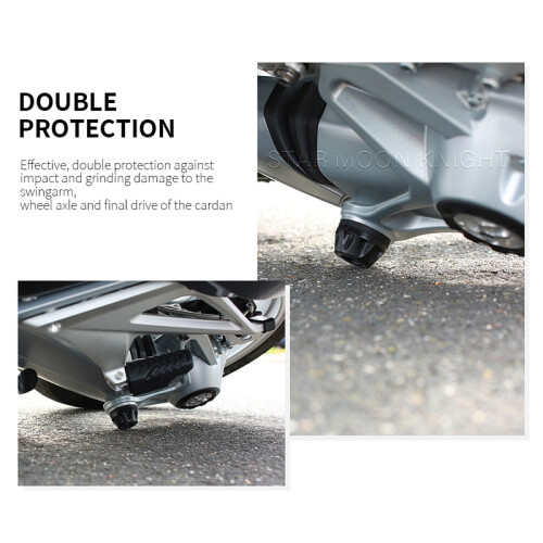 (R1250R) Motorcycle Wheel Cardan Protection Pad Frame Slider Falling Protector 2