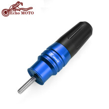 (Z100R Blue) Motorcycle CNC Crash Pads Exhaust Sliders Crash Protector For Kawasaki