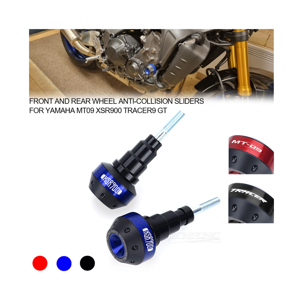 (Tracer ) For Yamaha Mt09 Sp Tracer Xsr 900 Frame Slider Crash Protector Tracer9 Black 8902774034347