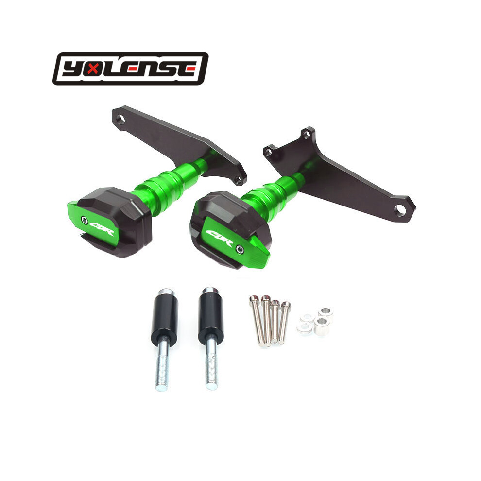 (-A) For Honda Cbr500r Cbr500 R Cbr 500R 2017-2021 Motorcycle Falling Protection Green 8902774033500