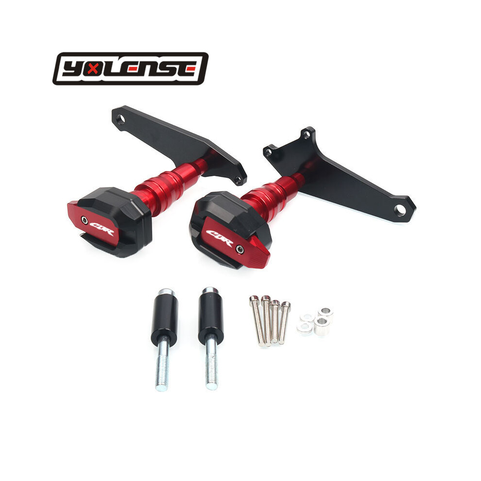 (-A) For Honda Cbr500r Cbr500 R Cbr 500R 2017-2021 Motorcycle Falling Protection Red 8902774033579