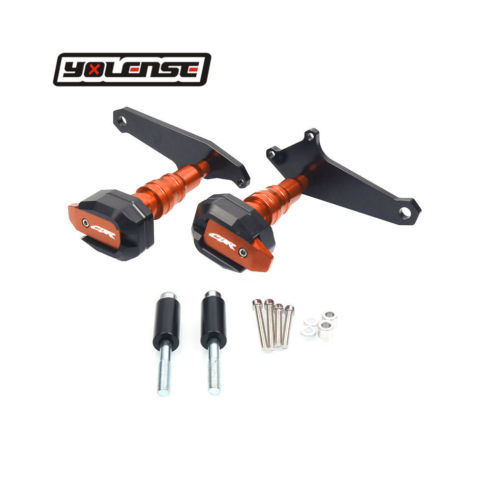 (-A) For Honda Cbr500r Cbr500 R Cbr 500R 2017-2021 Motorcycle Falling Protection Orange 8902774033586
