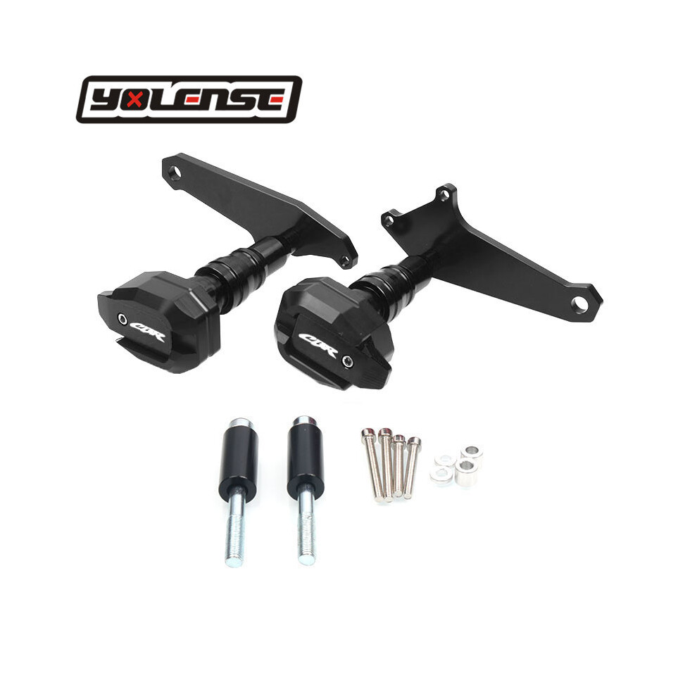 (-A) For Honda Cbr500r Cbr500 R Cbr 500R 2017-2021 Motorcycle Falling Protection Black 8902774033616