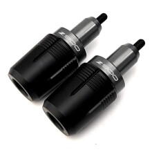 (Grey) 2pcs Motorcycle Frame Sliders Crash Protector For Kawasaki Z900 z900 Z900SE