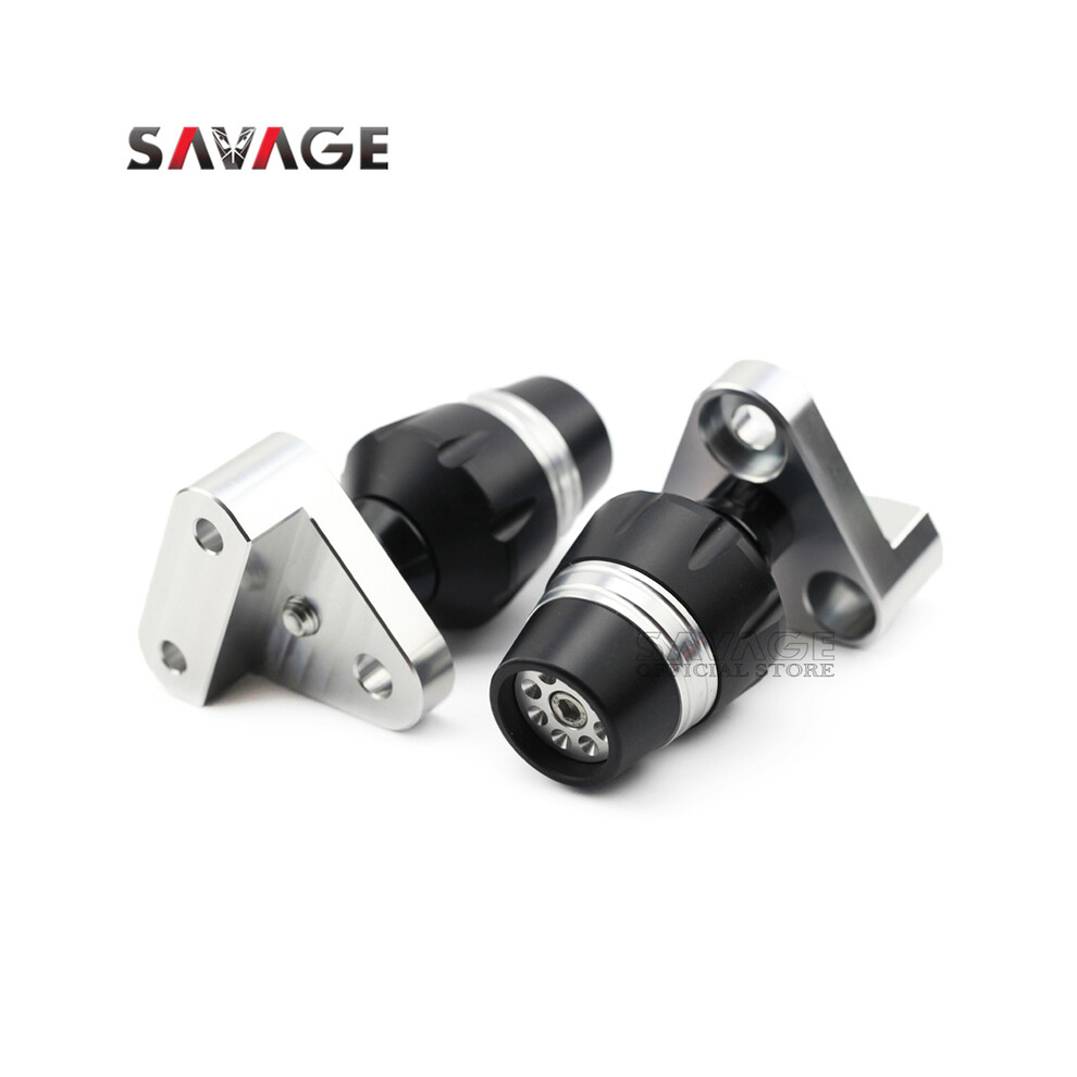 (Silver) Frame Slider Crash Protector For Yamaha Xjr1200 Xjr1300 Xjr 1200/1300 Silver 8902774037164