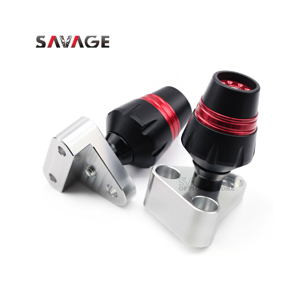 (Red) Frame Slider Crash Protector For Yamaha Xjr1200 Xjr1300 Xjr 1200/1300 Red 8902774037140