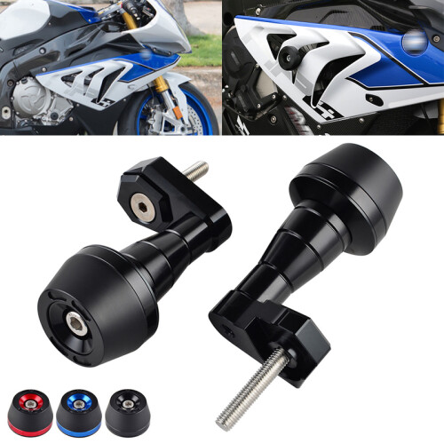 (Black) For 2013 2014 BMW HP4 Frame Sliders Fairing Crash Pads Falling Protectors 1