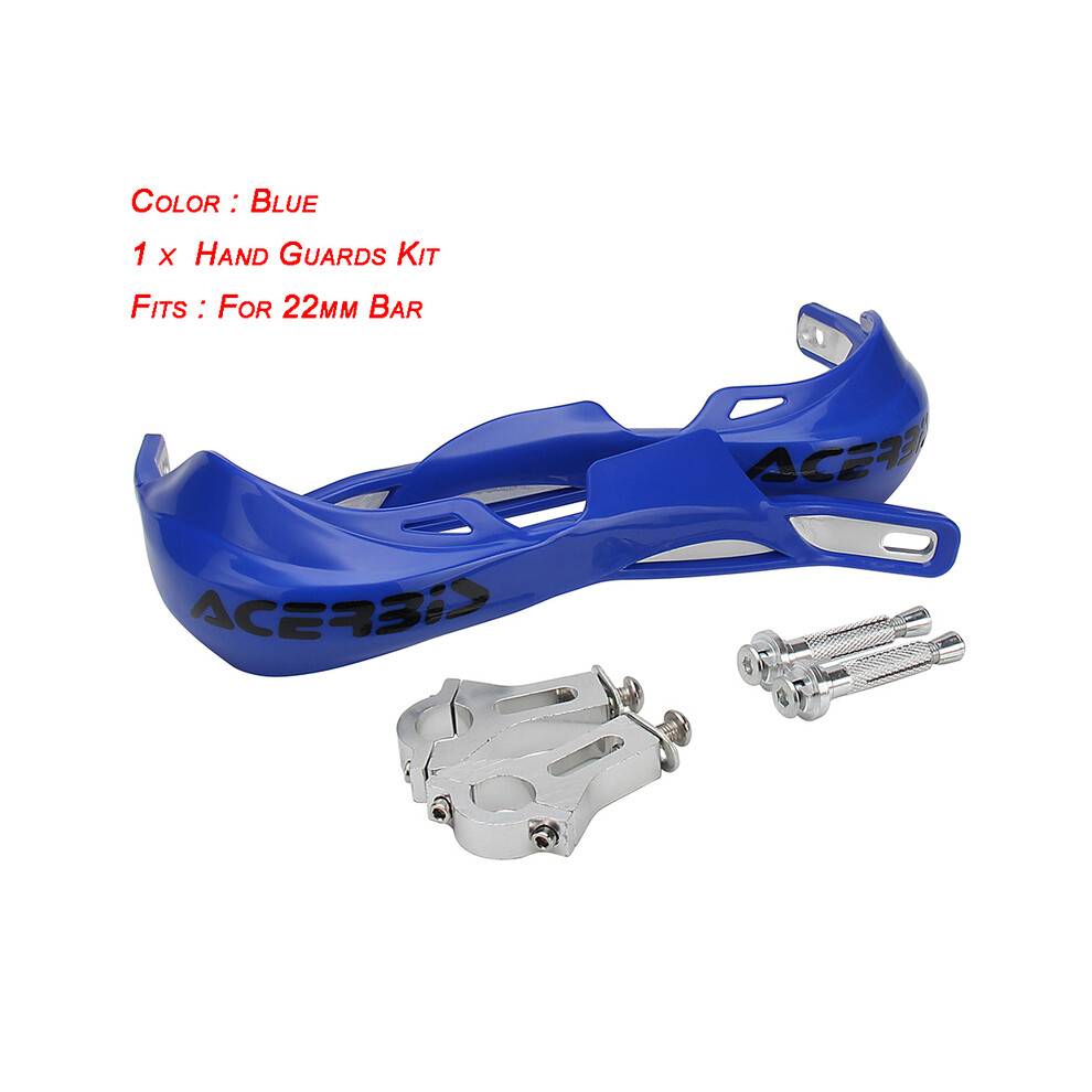 ( 22Mm) 22 28Mm Hand Guard Handguard Protector For Yamaha Ktm Exc Sxf Klx Kxf Blue 8902774036099