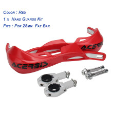 (red 28mm) 22 28mm Hand Guard Handguard Protector For Yamaha KTM EXC SXF KLX KXF