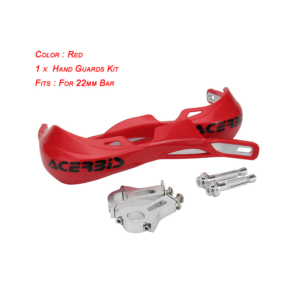 ( 22Mm) 22 28Mm Hand Guard Handguard Protector For Yamaha Ktm Exc Sxf Klx Kxf Red 8902774036167