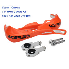 (orange 28mm) 22 28mm Hand Guard Handguard Protector For Yamaha KTM EXC SXF KLX KXF