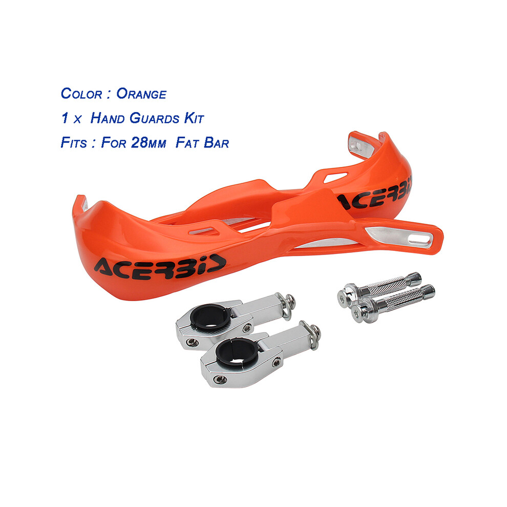 ( 28Mm) 22 28Mm Hand Guard Handguard Protector For Yamaha Ktm Exc Sxf Klx Kxf Orange 8902774036150