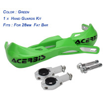 (green 28mm) 22 28mm Hand Guard Handguard Protector For Yamaha KTM EXC SXF KLX KXF