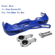 (blue 28mm) 22 28mm Hand Guard Handguard Protector For Yamaha KTM EXC SXF KLX KXF