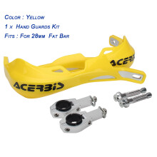 (yellow 28mm) 22 28mm Hand Guard Handguard Protector For Yamaha KTM EXC SXF KLX KXF