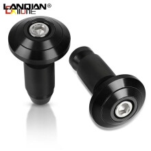 (Black) For Ducati Motorcycle Handle Bar End Cap Anti Vibration Silder Plug 797
