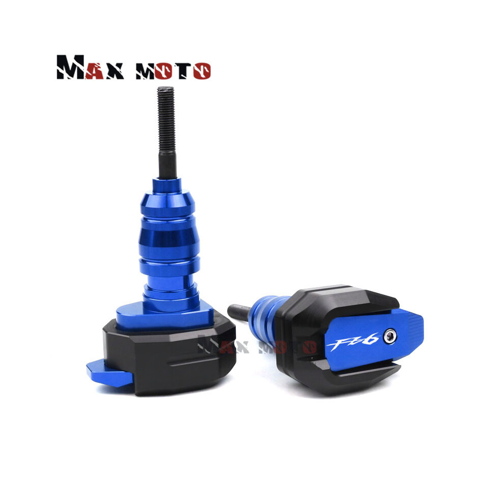 (Fz6 China) For Yamaha Fz6 S Fazer Fz1 Fz8 Fz1n Motorcycle Cnc Falling Protection Blue 8902774039380