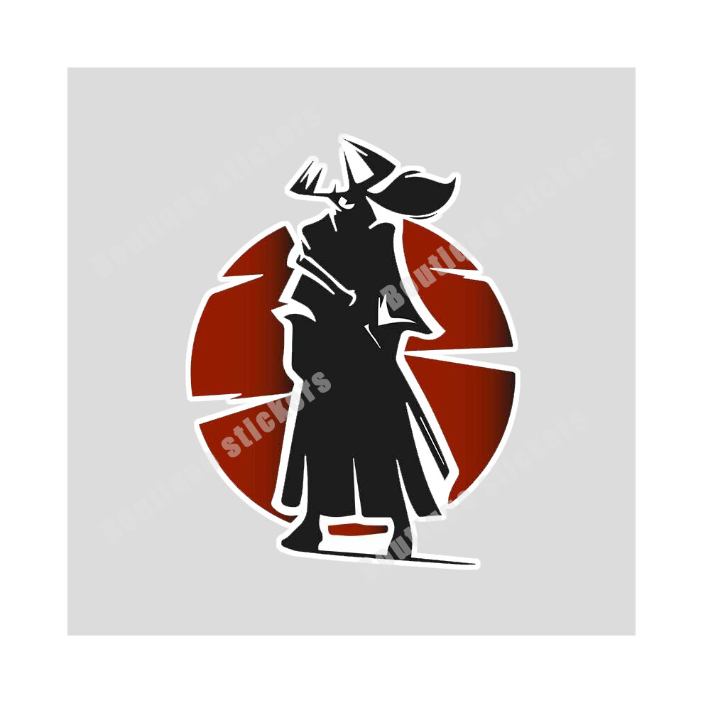 (Length 30Cm, I) Jpct Japanese Aikido Armor Samurai Ninja Decal For Cars, Motorcycles, 8902774043196