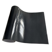 (10cm X 150cm, 6D Carbon Black) Carbon Fiber Car Sticker Auto Door Sill Protector Waterproof Protection