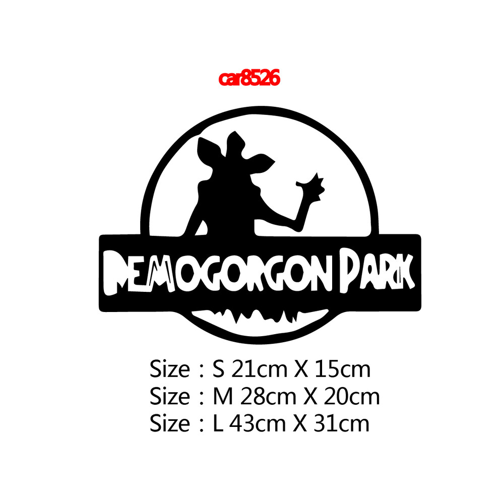 (Size S, Car8526) Cool Design Dinosaur Jurassic Park Car Stickers And Decals On The Cars 8902774043301