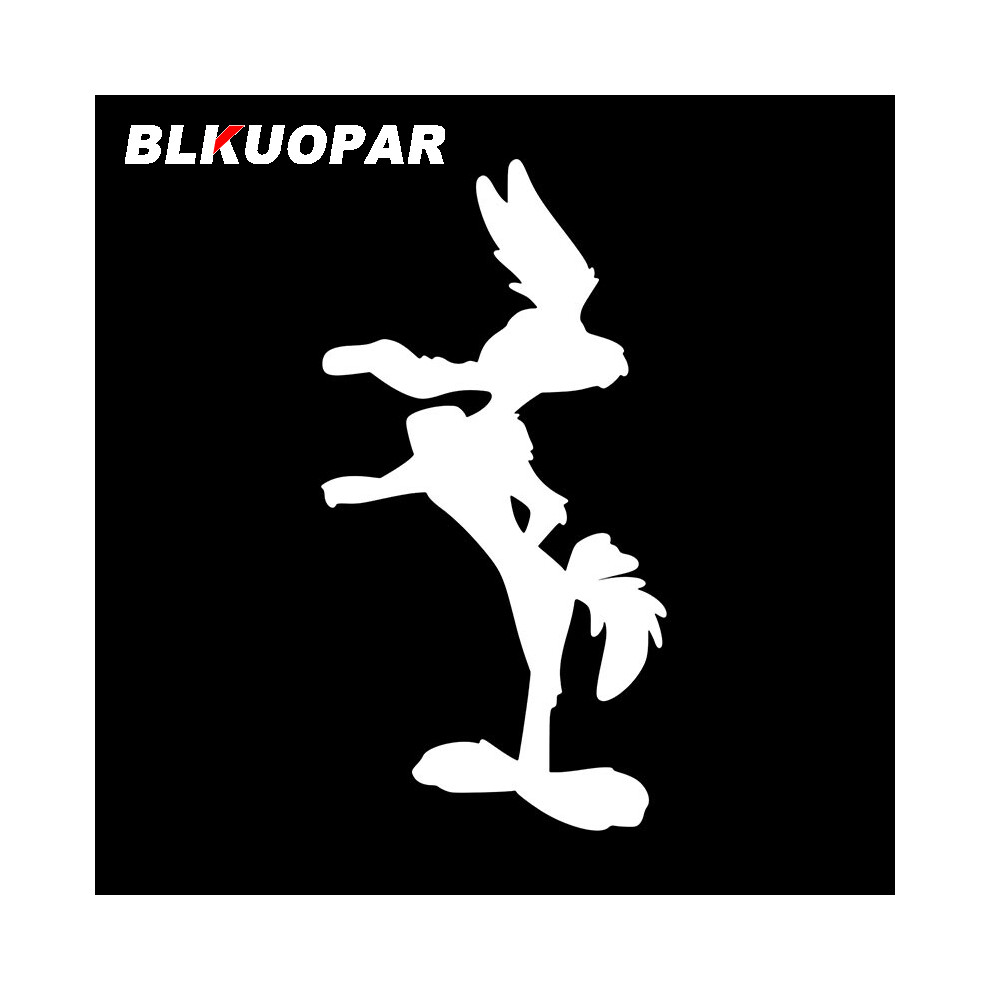 (8Cm, G) Wile Coyote Silhouette Car Stickers Die Cut Waterproof Windshield Skateboard White 8902774049396