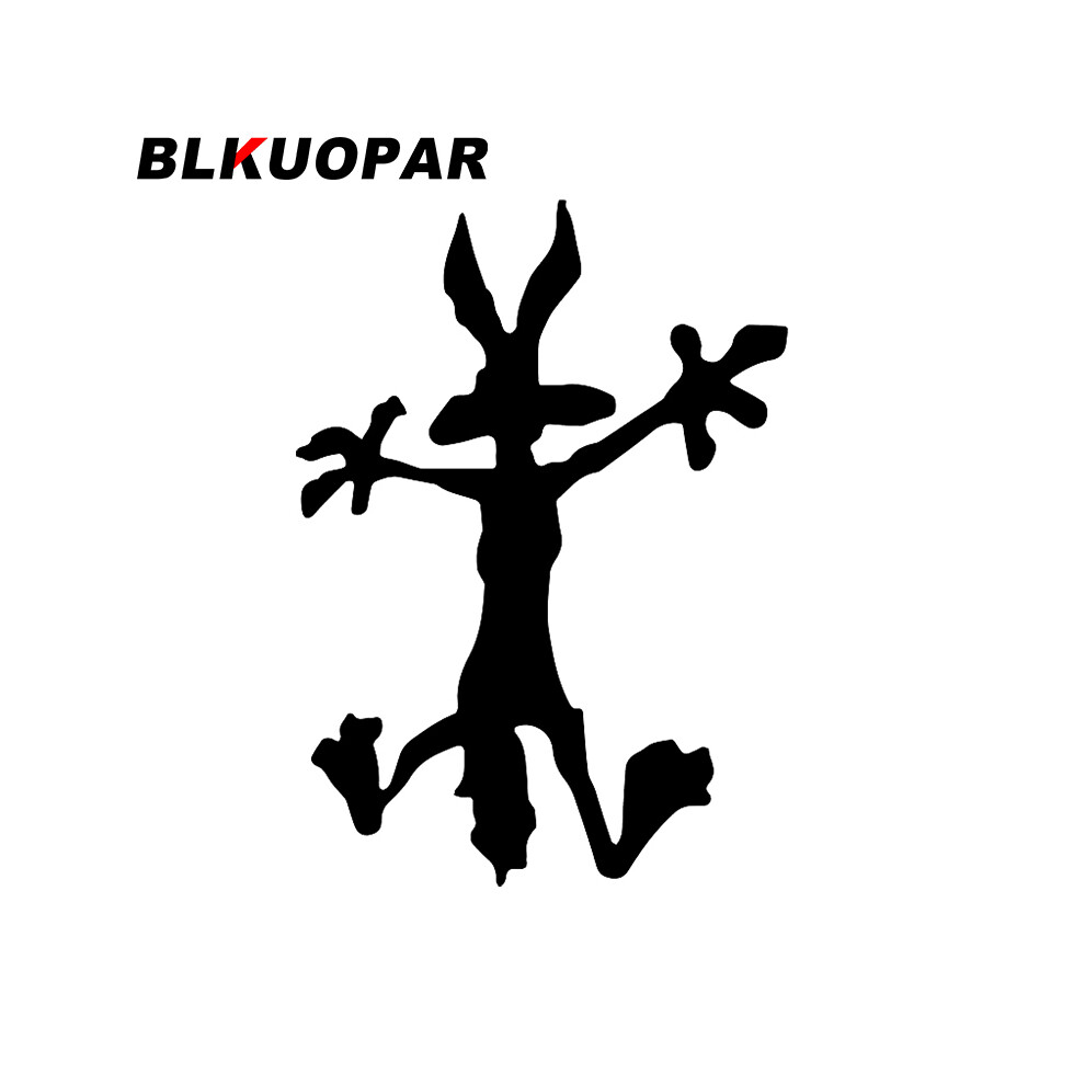 (15Cm, A) Wile Coyote Silhouette Car Stickers Die Cut Waterproof Windshield Skateboard Black 8902774049501