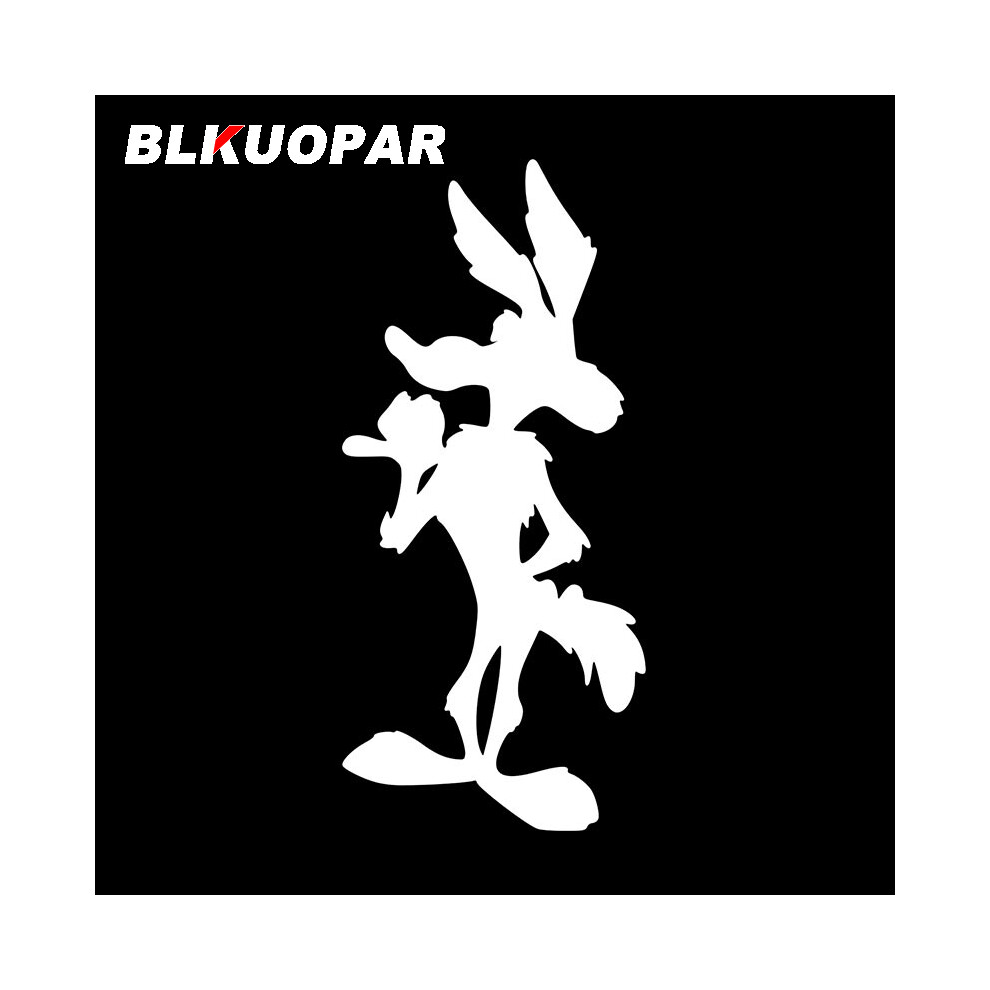 (15Cm, D) Wile Coyote Silhouette Car Stickers Die Cut Waterproof Windshield Skateboard White 8902774049594
