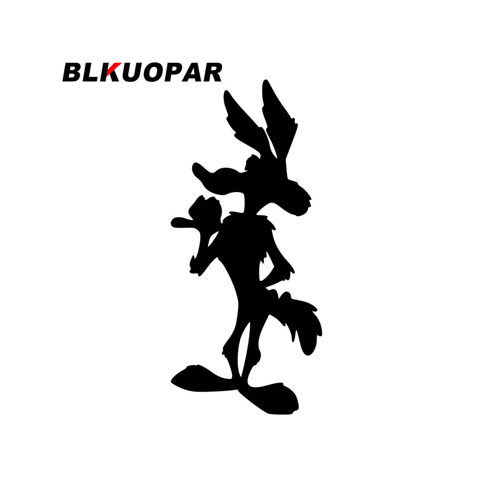 (15Cm, D) Wile Coyote Silhouette Car Stickers Die Cut Waterproof Windshield Skateboard Black 8902774049624
