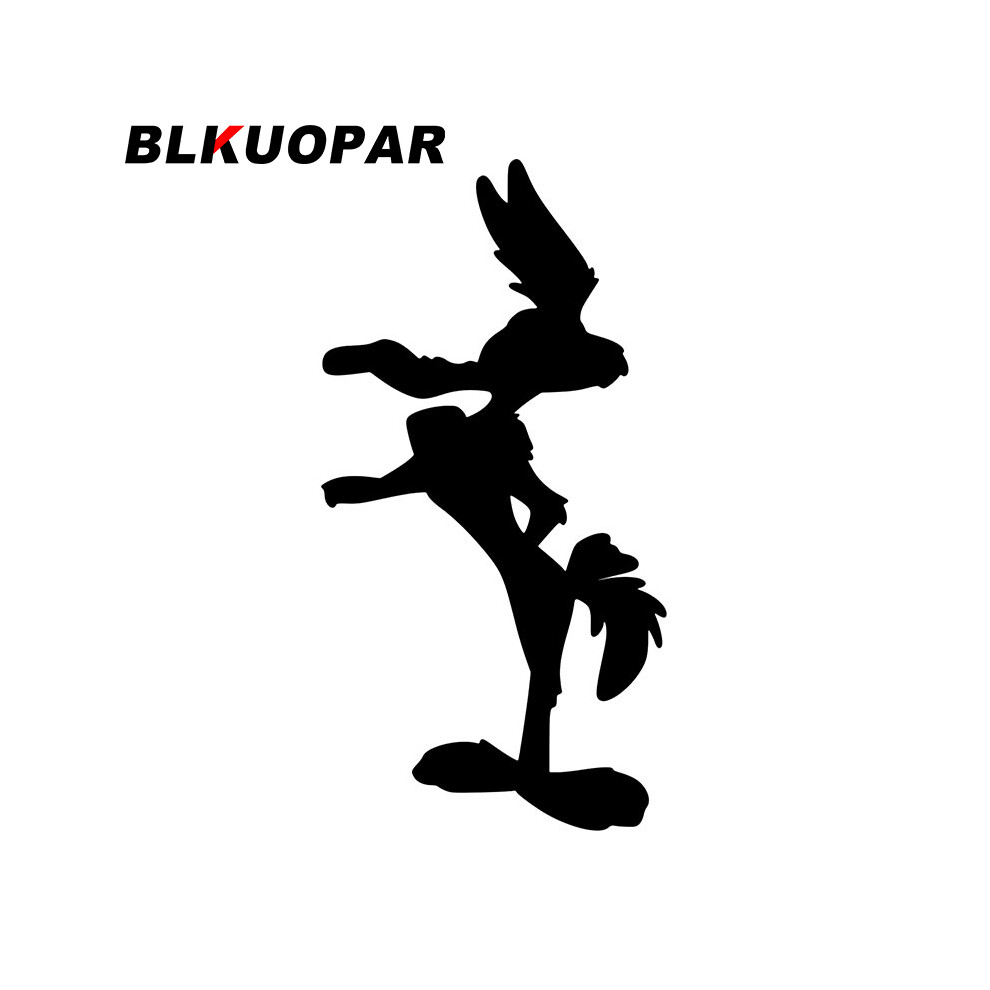 (25Cm, G) Wile Coyote Silhouette Car Stickers Die Cut Waterproof Windshield Skateboard Black 8902774049723