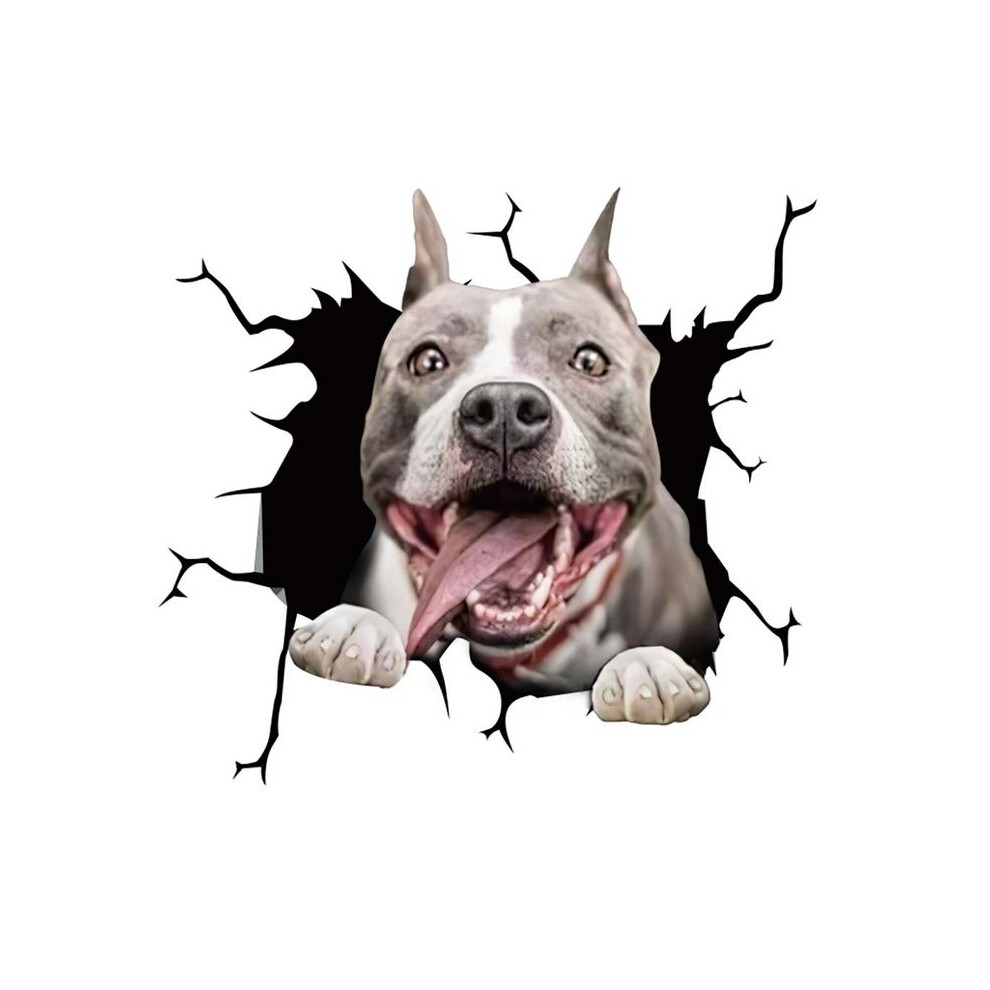 Photos - Other Electrical Equipment MAXPOWER  Car Stickers Motorcycle Puppy Broken Window 3D Products Simulation French (15cm, 4)