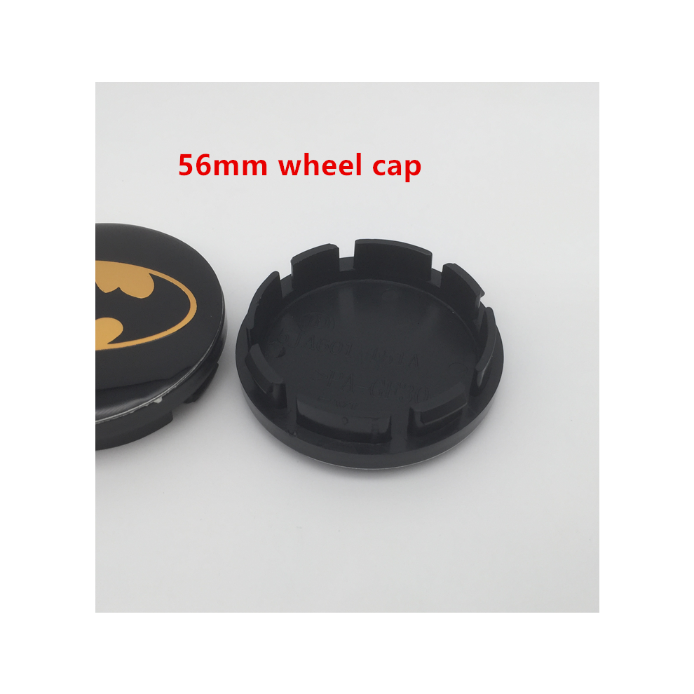 (56Mm Cap 2) 4Pcs 56Mm 60Mm 68Mm Car Wheel Center Cover Hub Cap Resin Badge Emblem Yellow 8902774061558
