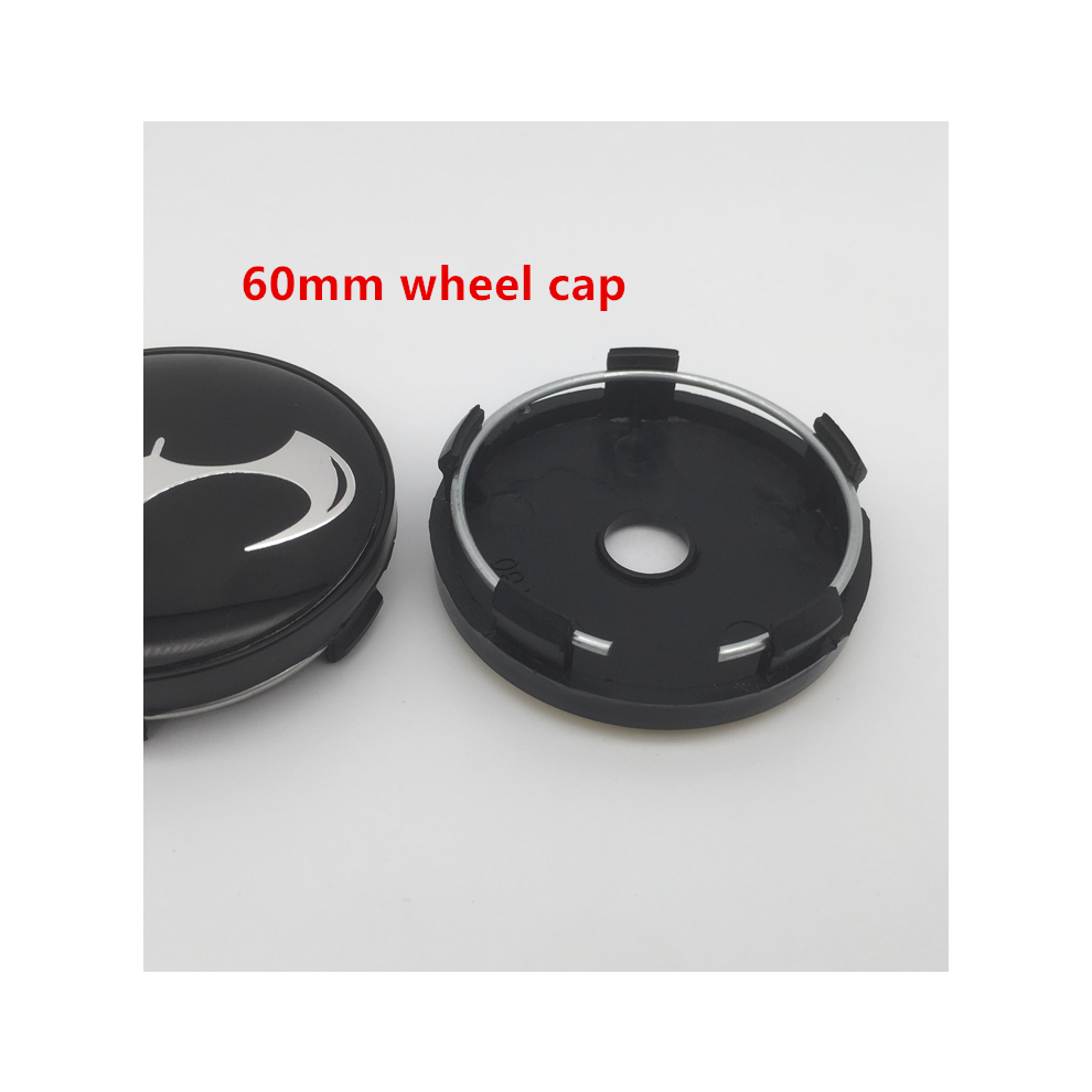 (60mm black cap 2) 4pcs 56mm 60mm 68mm car Wheel Center Cover Hub Cap Resin Badge Emblem-image-OPC-PFBMCBS-NEW