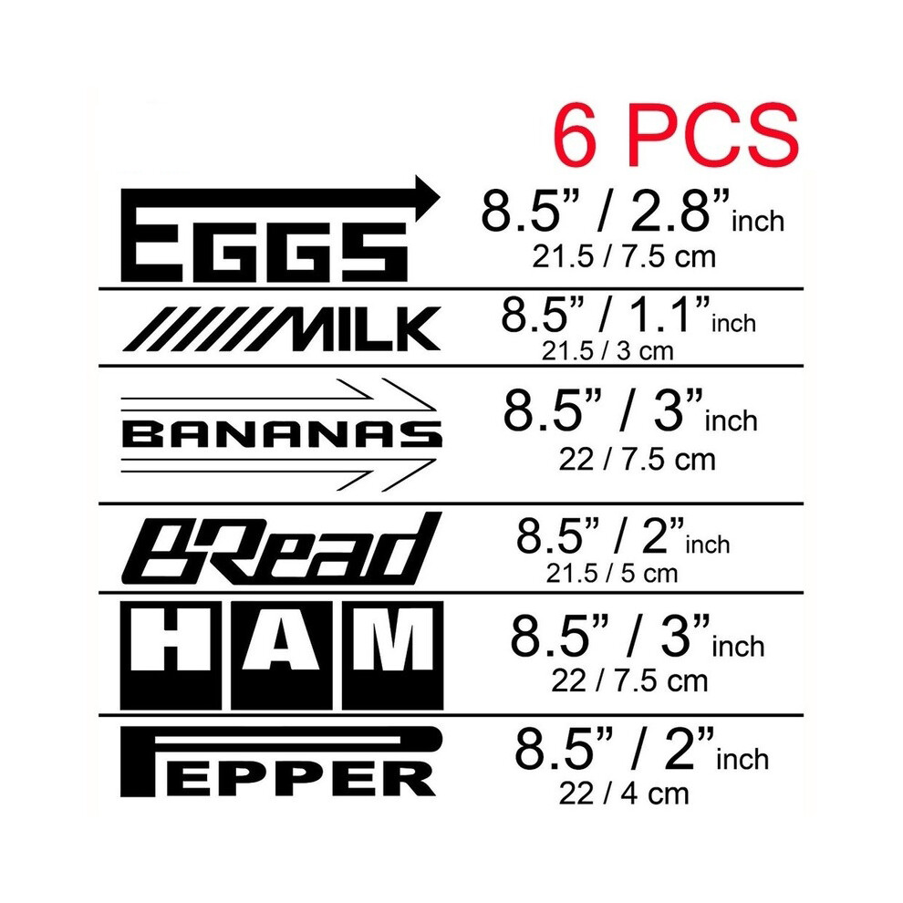 Photos - Other Electrical Equipment MAXPOWER  6/8/9PCS Car Door Decals Set Reflective Stickers Racing Sponsor Technical (20cm widest edge, 6Pcs)