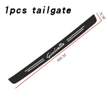 (for Giulietta) Car Door Rear box bumper Tailgate threshold protection sticker For Alfa
