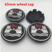 (65mm black cap) 4pcs 56mm 60mm 65mm 68mm wolfsburg edition Car Wheel Center Cover Hub
