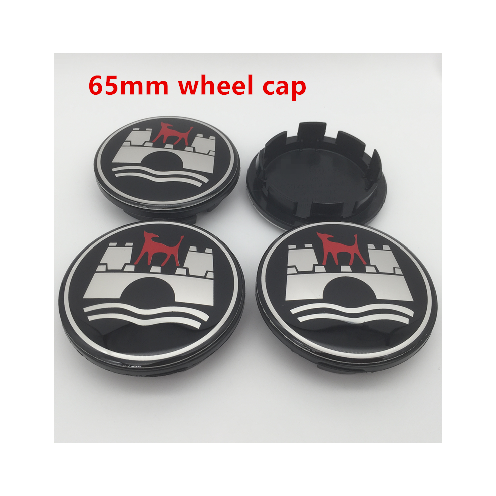 (65mm black cap) 4pcs 56mm 60mm 65mm 68mm wolfsburg edition Car Wheel Center Cover Hub-image-OPC-PFBMCTC-NEW