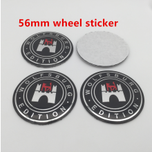 (56mm new black 2) 4pcs 56mm 60mm 65mm 68mm wolfsburg edition Car Wheel Center Cover Hub