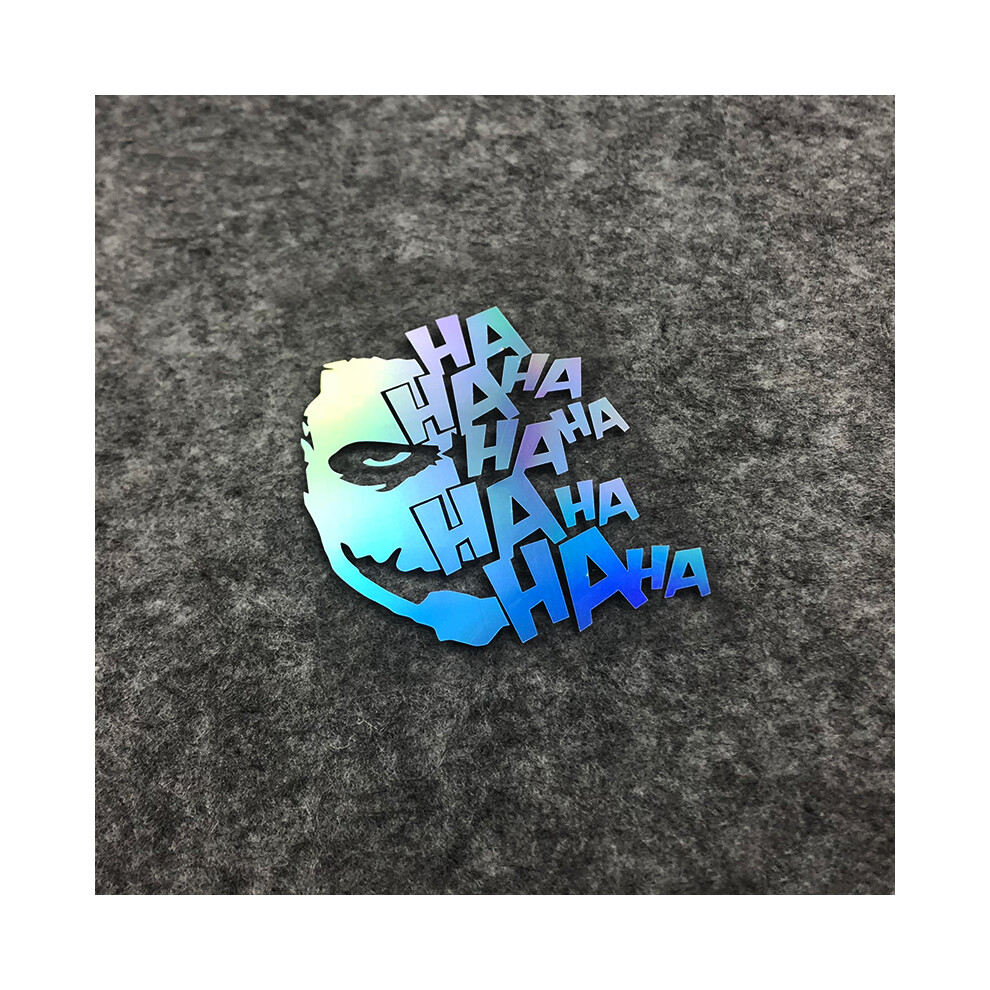 (20 X 14.7Cm, Laser) Car Styling Stickers Classic Film Joker Serious Hahahaha Automobile Motorcycle 8902774063460